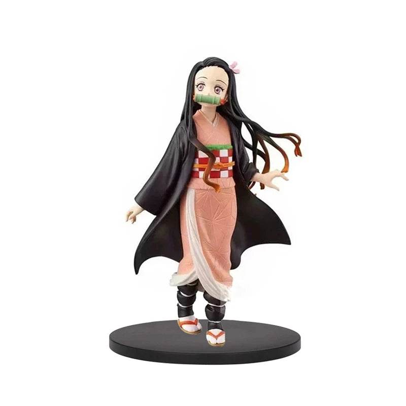 Anime Demon Slayer Figure Kamado Tanjirou Nezuko Action Figures Model Toys Zenitsu Figurine Inosuke Kimetsu No Yaiba Figura - AIAZ