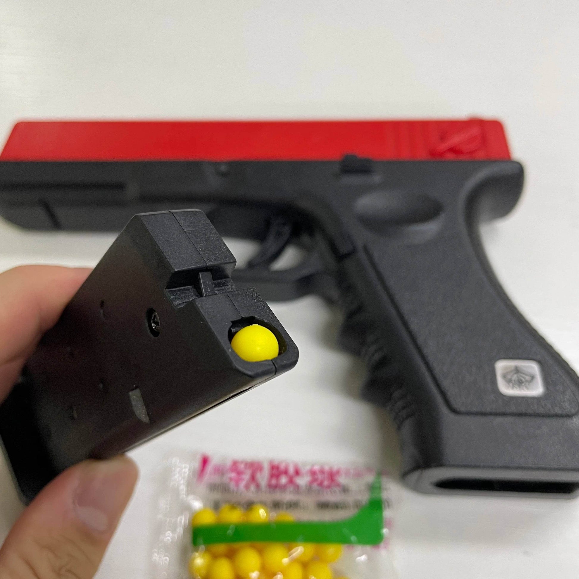 High quality soft bullet air gun manual G17 glock toy gun lower magazine laser outdoor sports CS game weapons children gift - AIAZ