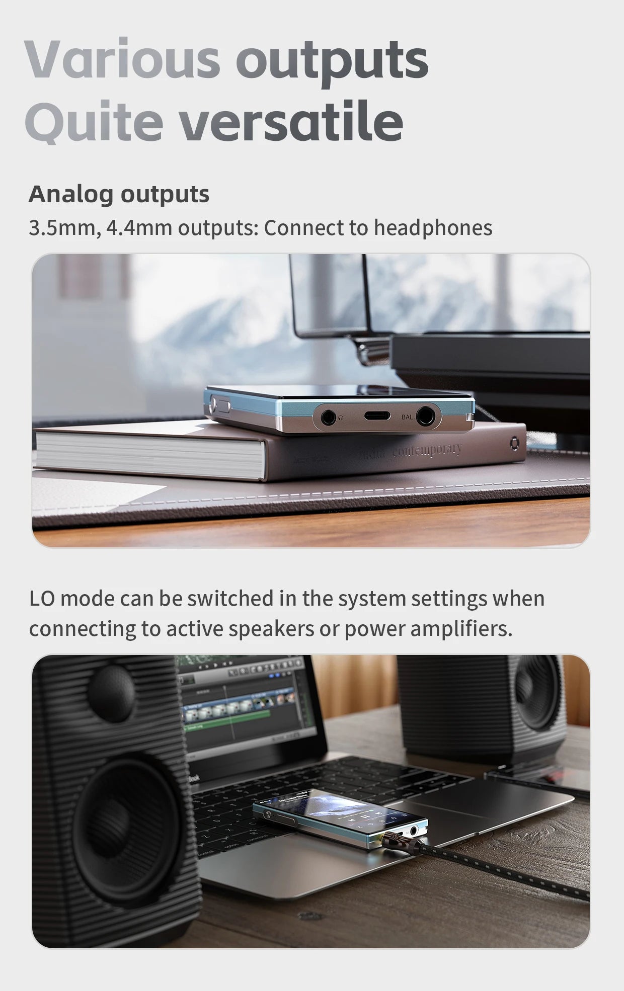 FiiO JM21 Android 13 Hi-Res Music Player MP3 with Snapdragon 680, Bluetooth WiFi USB DAC 12.5H Playtime