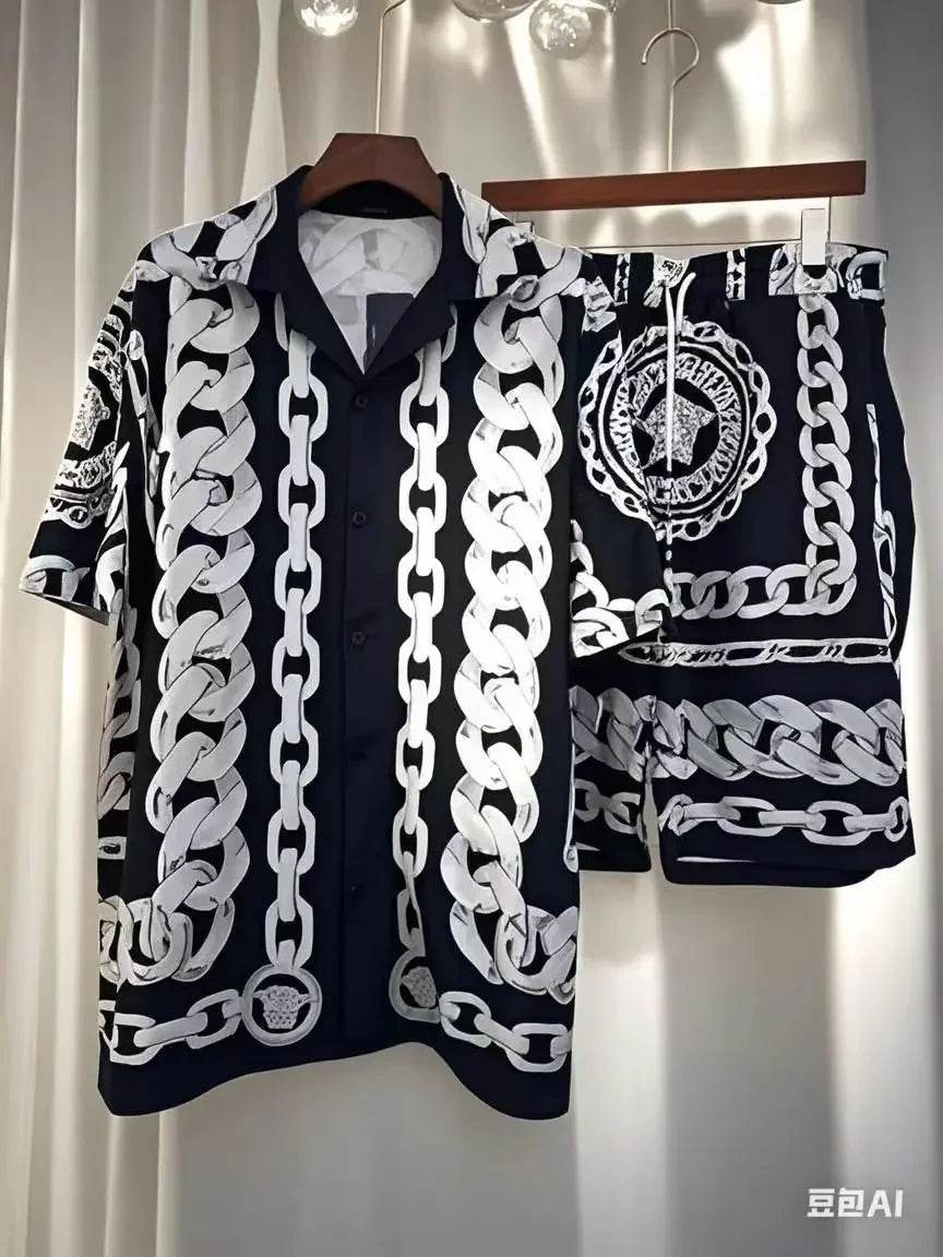 Fashion Men's Sets 2025 Runway Luxury famous Brand European Design party style - AIAZ