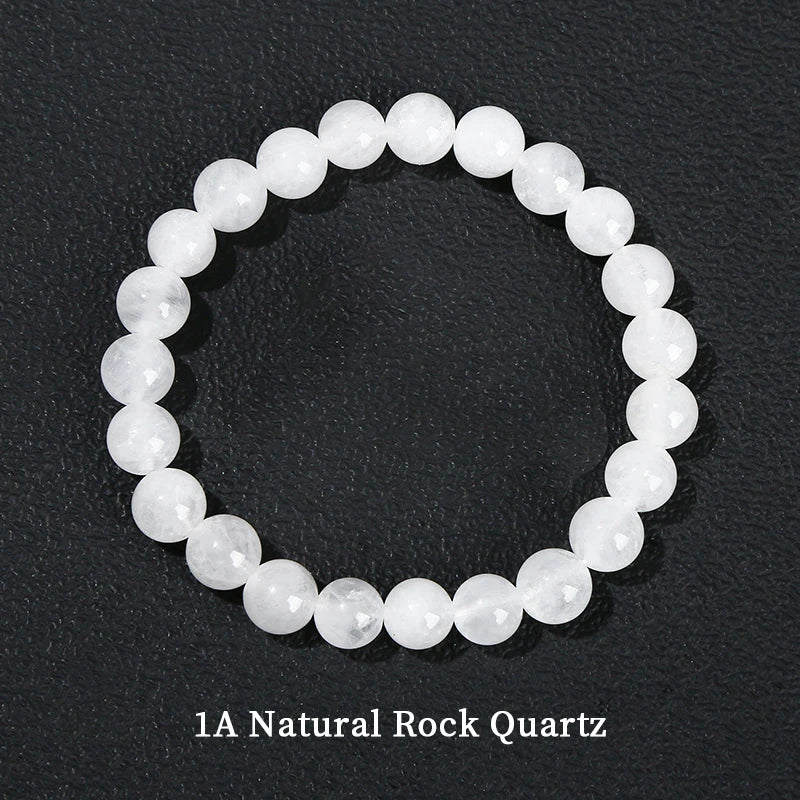 JD Natural Stone Lapis Lazuli Rock Quartz Amethyst Beads Bracelet for Women Men Reiki Healing Strand Bracelet Energy Jewelry