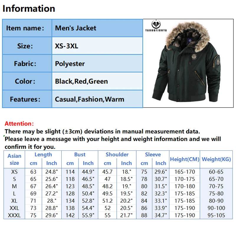 2025 Winter Men Outdoor Windproof Fleece Warm Travel Jacket Men Hooded Casual Fashion Style Zipper Pocket Jacket Male Coat Tops - AIAZ