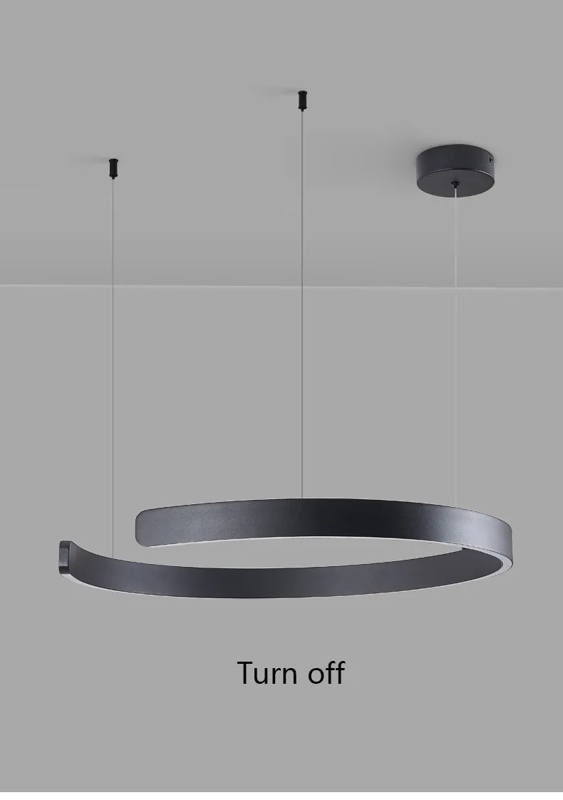 Ceiling chandelier Pendant light Chandeliers for dining room LED Bedroom living room nordic home decor Modern Round ring lamps