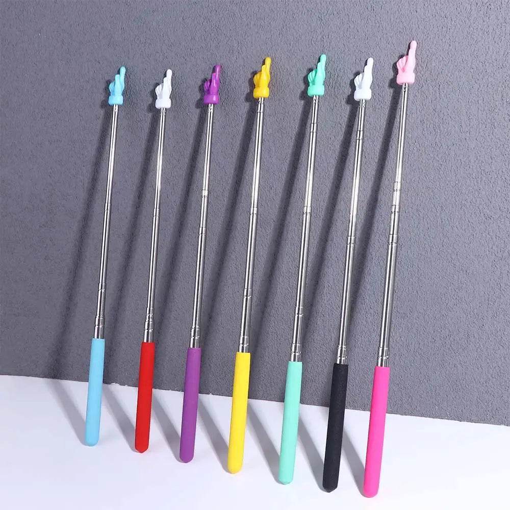 Blackboard Meeting Teacher Supplies Preschool Teaching Tools Finger Reading Guide Teacher's Special Pointer Teaching Stick - AIAZ