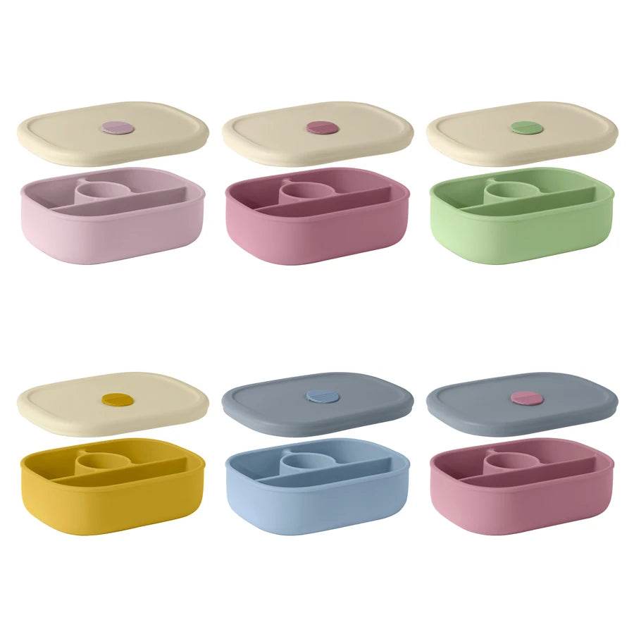 New Portable Lunch Box Food Grade Dishes Tableware Children Bento Box Leakproof Microwavable Feeding Bowl Baby Accessories - AIAZ