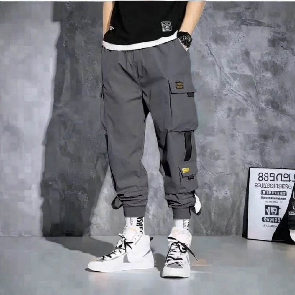 Workwear pants for men, trendy men's clothing for spring and summer, trendy brand workwear pants for casual and loose men's spor - AIAZ