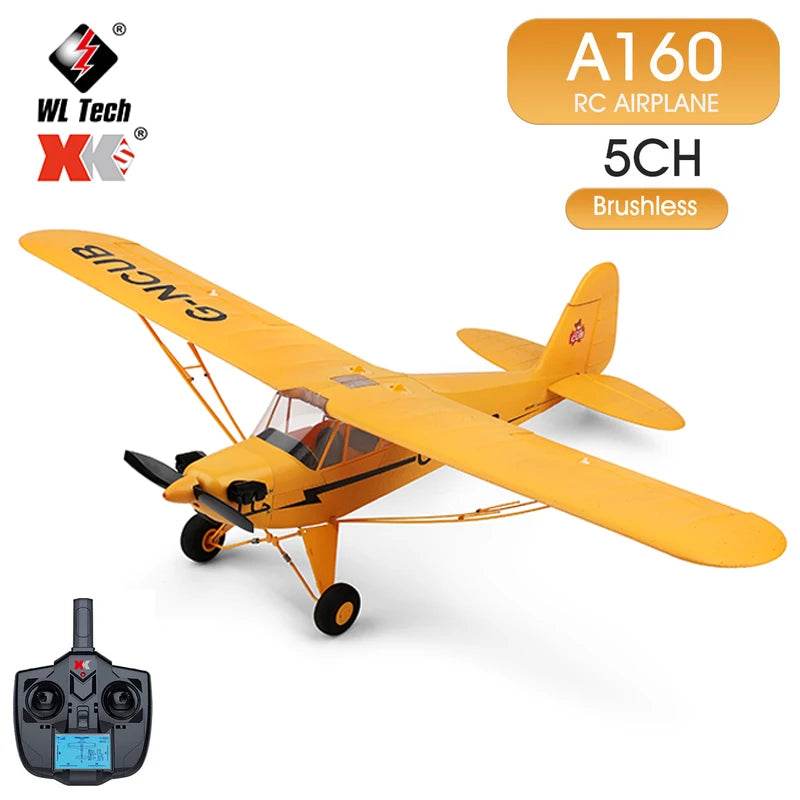 Qidi560 Moore M7 Off-road RC Plane 4CH Brushless Remote Control Airplane Fixed Wing Aircraft Model EPP Foam Toys for Children - AIAZ