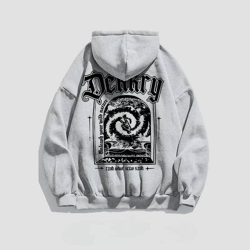 Male Hoodie Harajuku Fashion Loose Autumn New In Men's Hooded Sweatshirt Funny Cheap Streetwear High Quality Pastel Color Cotton - AIAZ