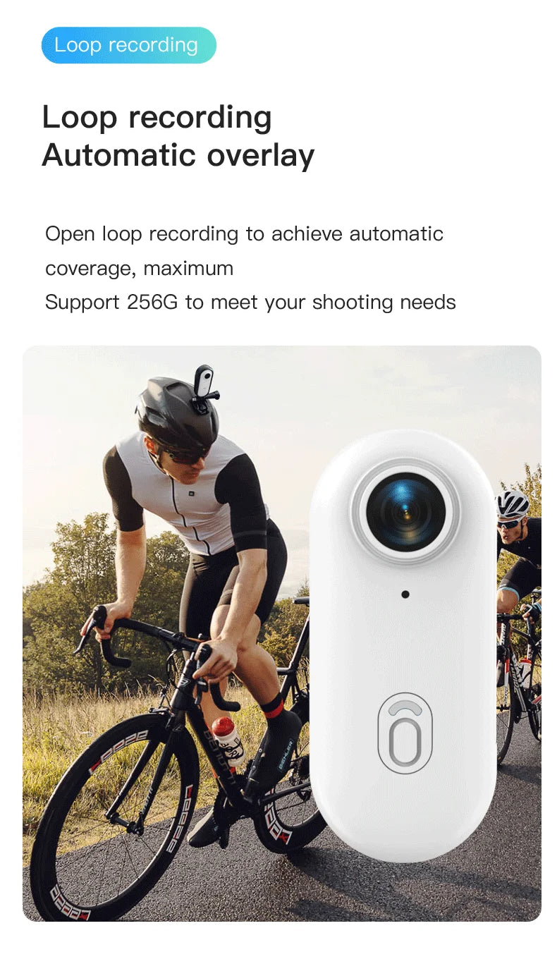 Wireless WiFi 4K UltraHD Mini Portable POV Camcorder Waterproof Magnetic Action Cam Bike Car Vlog Camera Outdoor Sports Recorder