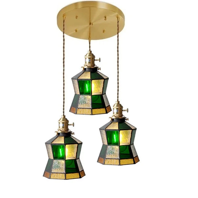 IWHD 2022 NEW Nordic Glass LED Pendant Lights Fixtures Copper Bedroom Dinning Room Restaurant Modern Hanging Lamp Lighting