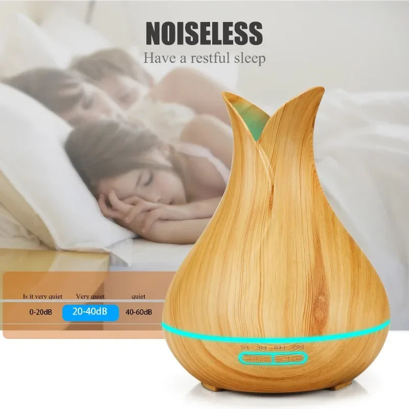 Tuya Smart Humidifier with Colorgul LED Light WiFi Aroma Diffuser Timer Wireless Control Work with Alexa Google Home Compatible