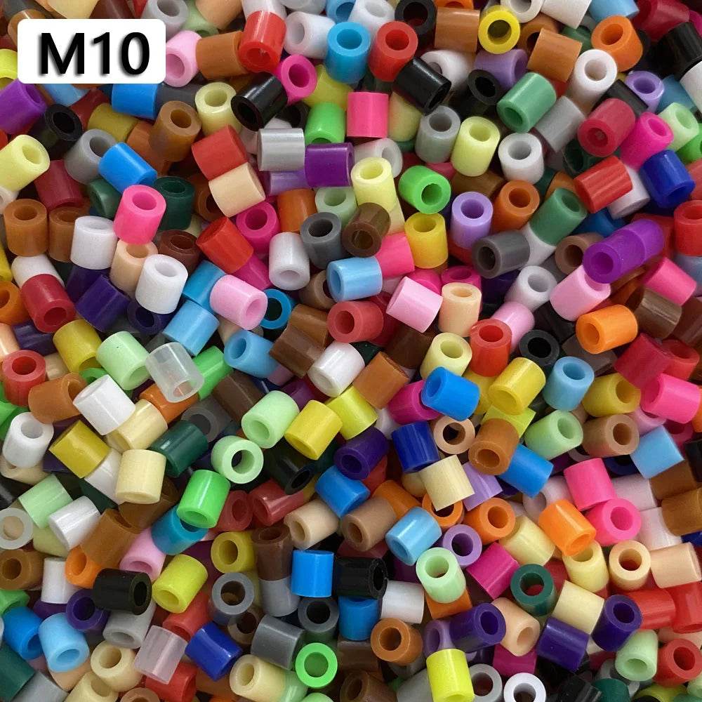 5MM 1000PCs Pixel Puzzle Iron Beads for kids Perler Hama Beads Diy High Quality Handmade Gift toy Fuse Beads - AIAZ