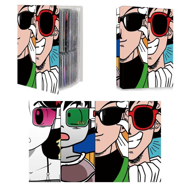 240pcs Card Album Book Naruto Dragon Ball Goku Vegeta ONE PIECE Luffy Zoro Map Letter Holder Binder Card Notebook Collection Toy - AIAZ