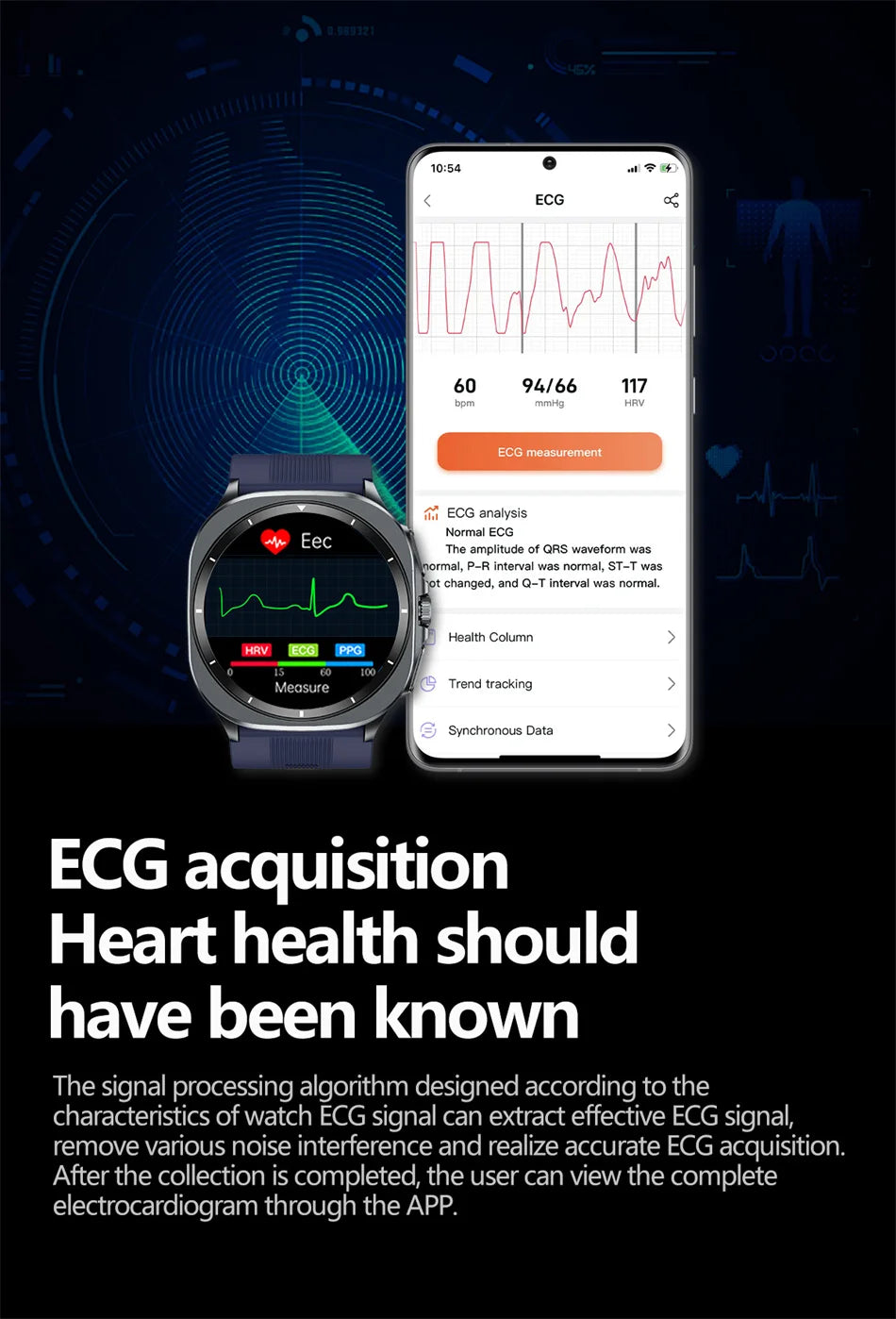 2025 New Health Nursing Accurate Measure Blood pressure Smart Watch With Air pump airbag Blood lipids Uric acid Smartwatch Men