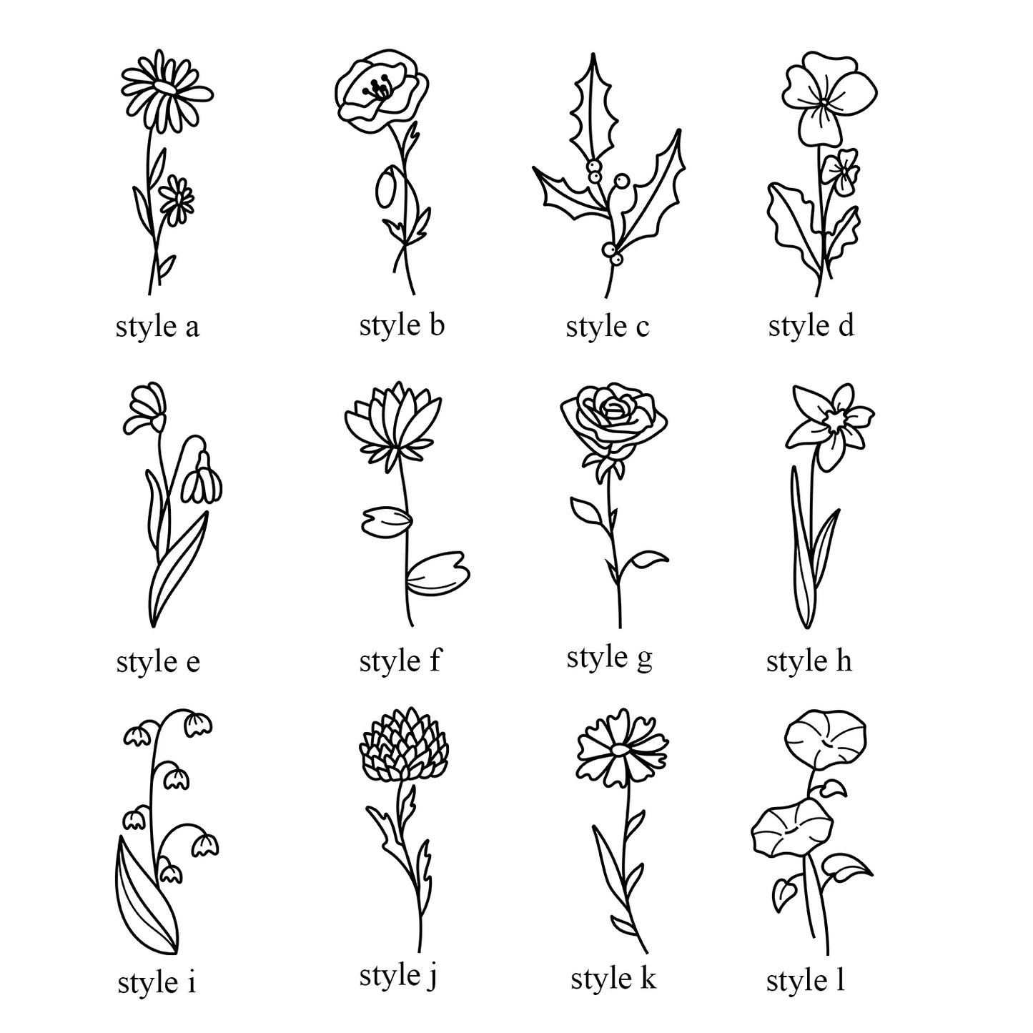 Custom Personalized Heart Birth Flower Locket Necklace for Women Stainless Steel Photo Locket Engraved Name Picture Jewelry Gift