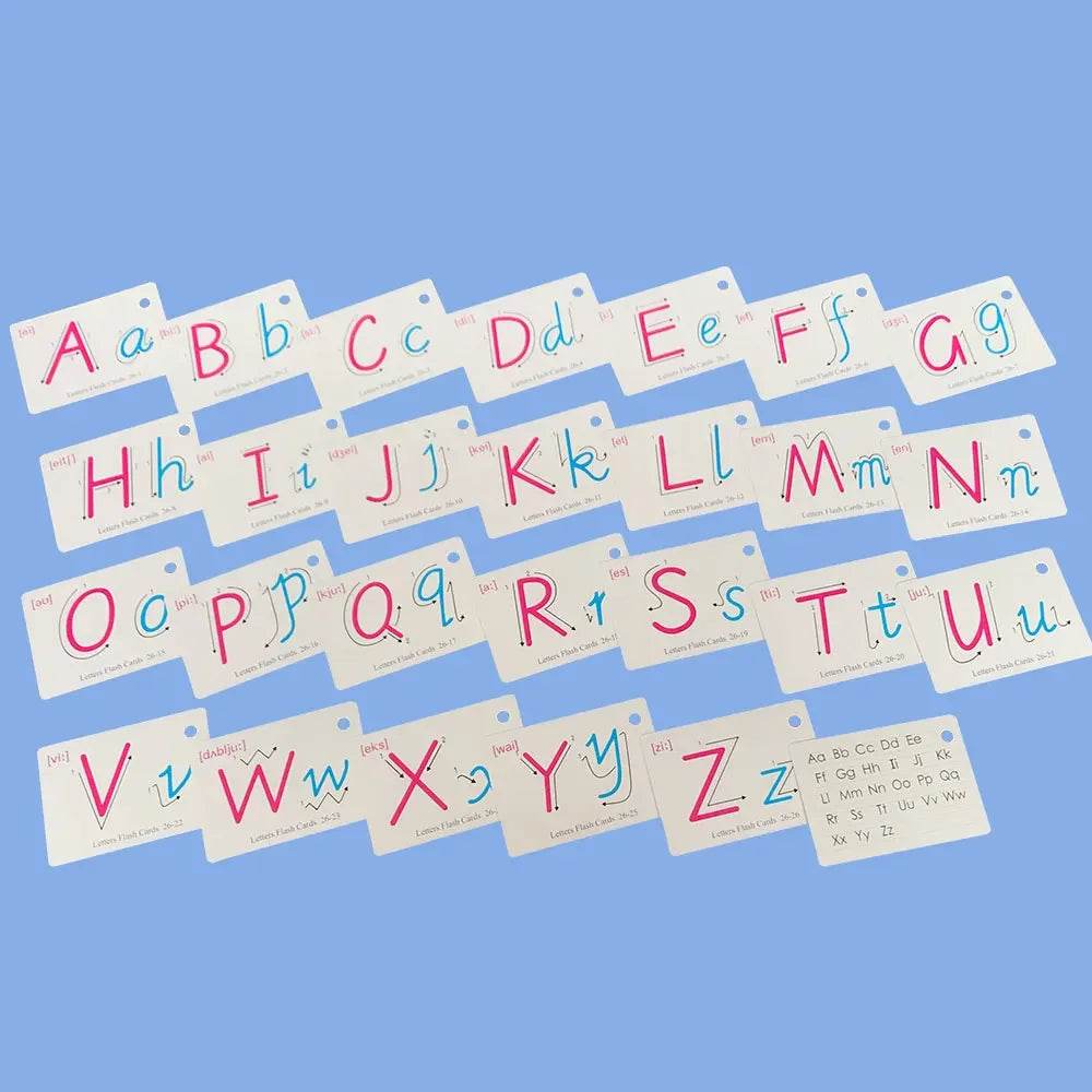 Kids English Words Learning Flashcards Reading Enlightenment Cards Home School Educational Toys Montessori Teacher Teaching Aids - AIAZ