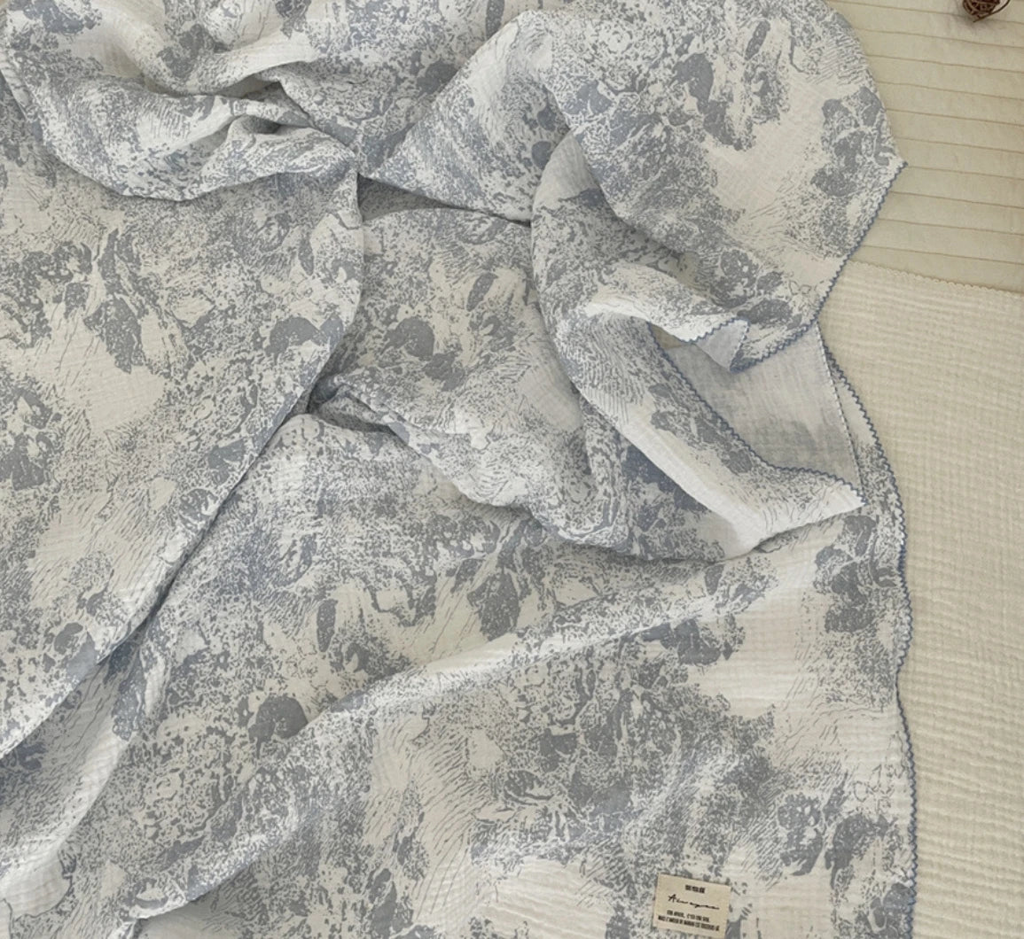 Muslin Swaddle Blankets Newborn Summer Baby Blanket Cotton Infant Swaddle Wrap Receiving Blanket For Crib Stroller Sleeping Item