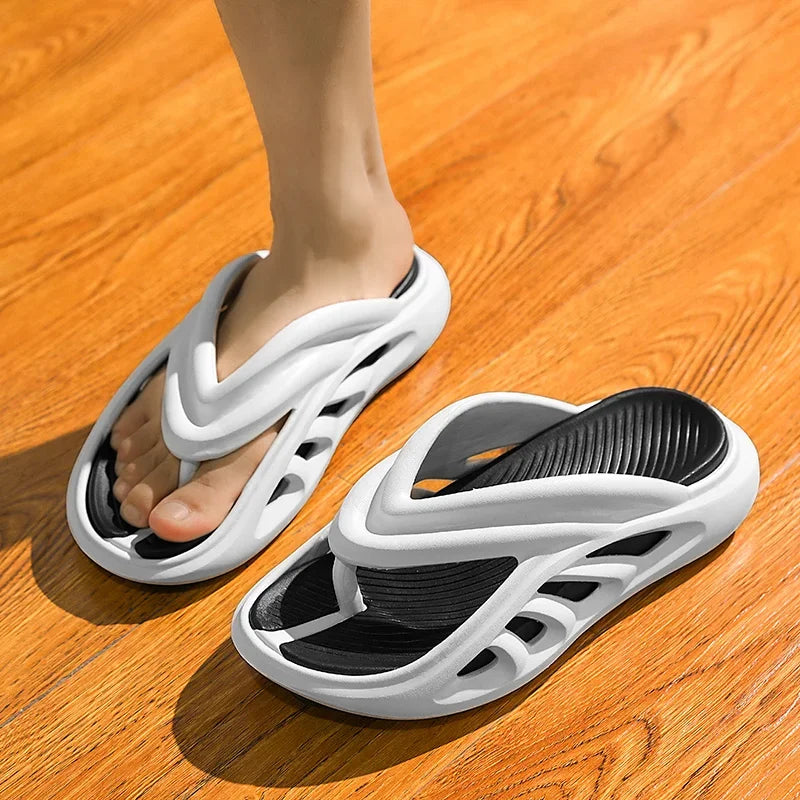 Summer New Men's Slippers Flip Flops Outdoor Indoor Comfortable Soft Slides Casual Shoes Men Beach Sandals Male Slippers