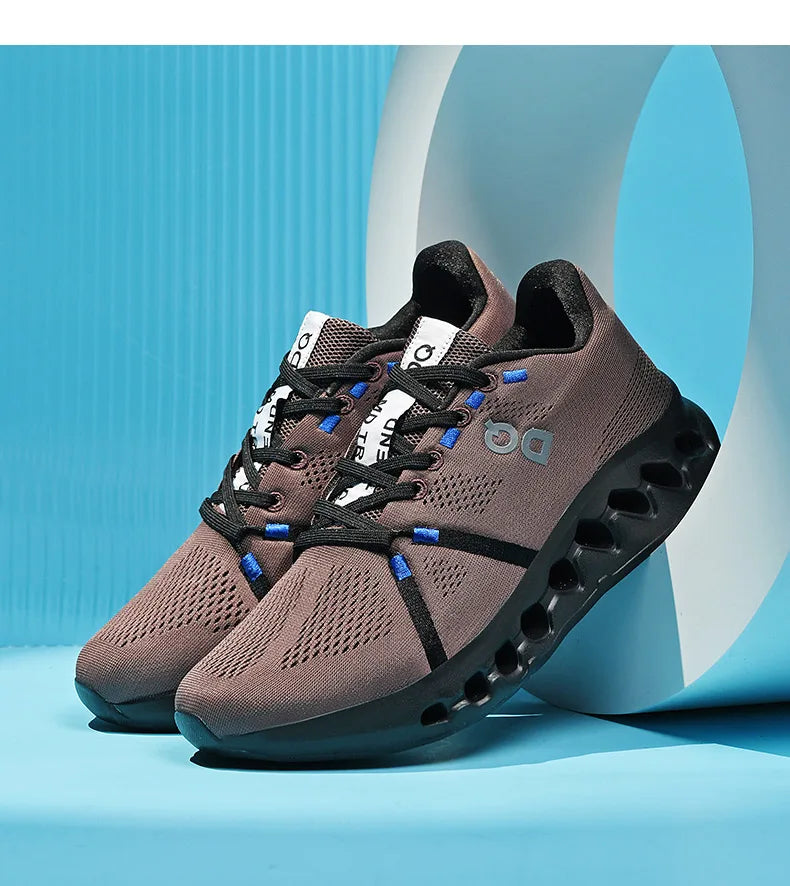 Men's Running Shoes Breathable Lightweight Shock Absorption Athletic Gym Training Sneakers Non-Slip Comfortable Sports Shoes