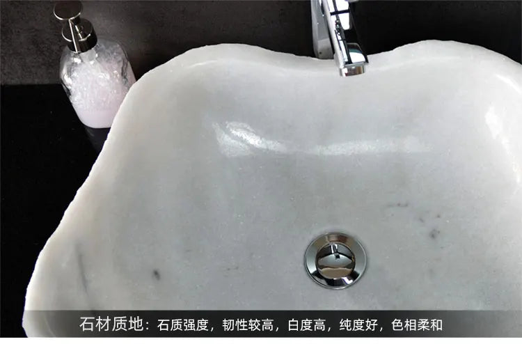 Stone platform basin Art marble washbasin Pool Bathroom Balcony Outdoor courtyard Household