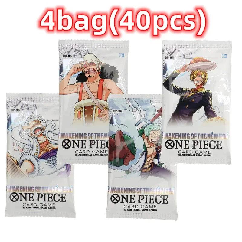 40/300Pcs Anime ONE PIECE card TCG OP-05 Luffy Zoro Shanks Trading Collection Card for Children Gift Toys - AIAZ