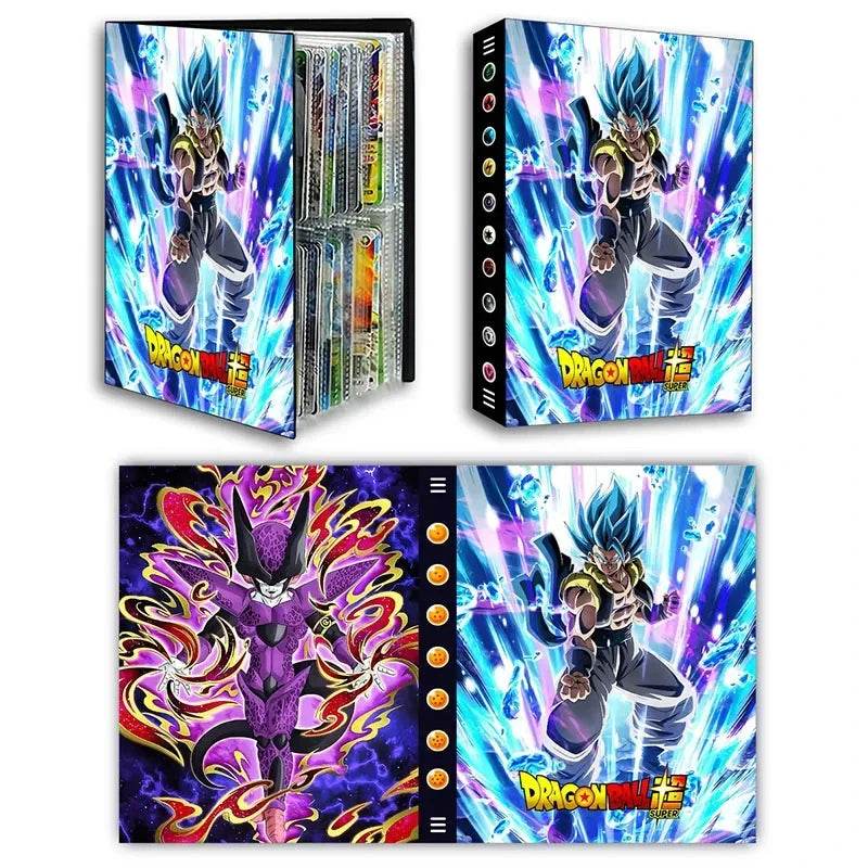Dragon Ball Son Goku Vegeta Frieza 240pcs Card Album Book Game Card Holder Binder VMAX Game Card Collection Kids Toys Gift - AIAZ