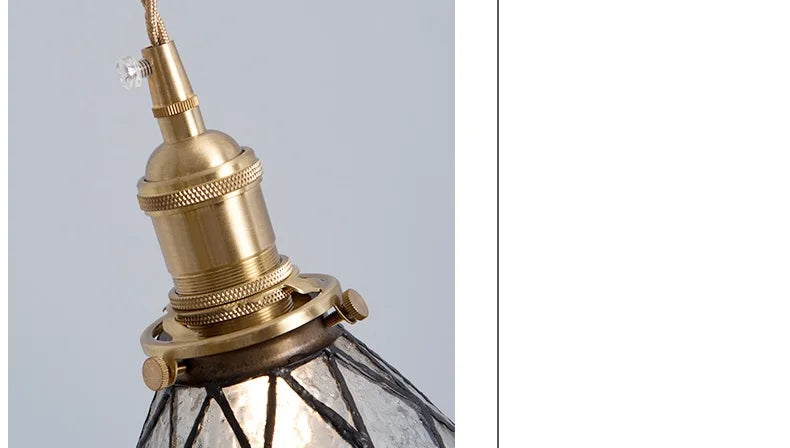 IWHD 2022 NEW Nordic Glass LED Pendant Lights Fixtures Copper Bedroom Dinning Room Restaurant Modern Hanging Lamp Lighting