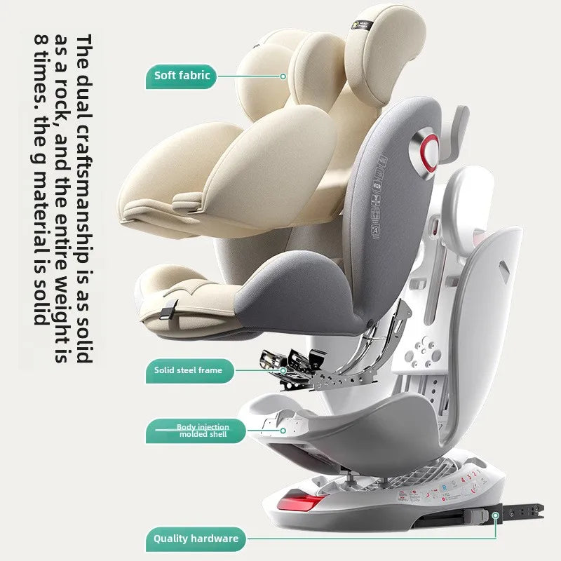 Baby Child Car Seat Can Sit and Lie Down Baby Car Can Sit and Lie Down Small Age Universal 0-4-7 -12 Years Old