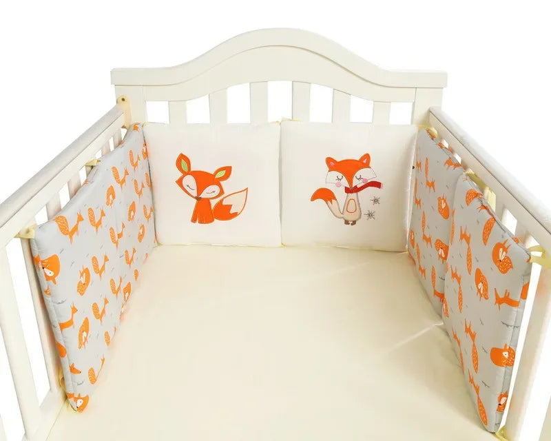 Baby Bed Protector Crib Bumper Pads 6Pcs/Set Baby Bed Bumper Kids Safety Bed Around Cotton Blend Crib Anti-collision Anti-fall