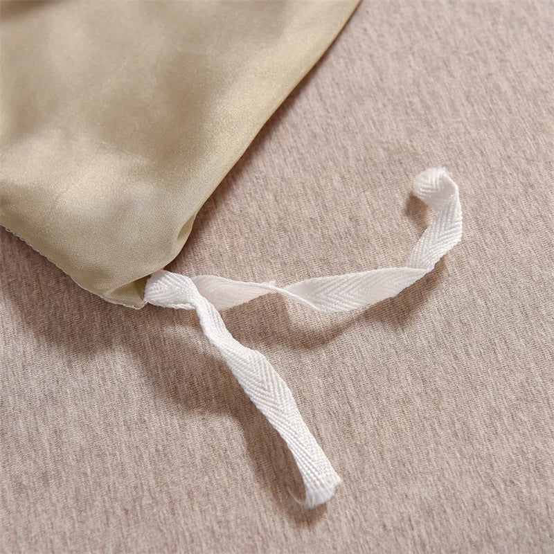 3pcs Satin Duvet Cover Set Bedding Sets Queen Black  Series Luxury Rich Silk Silky Soft Solid   Sexy Honeymoon Wrinkle Free