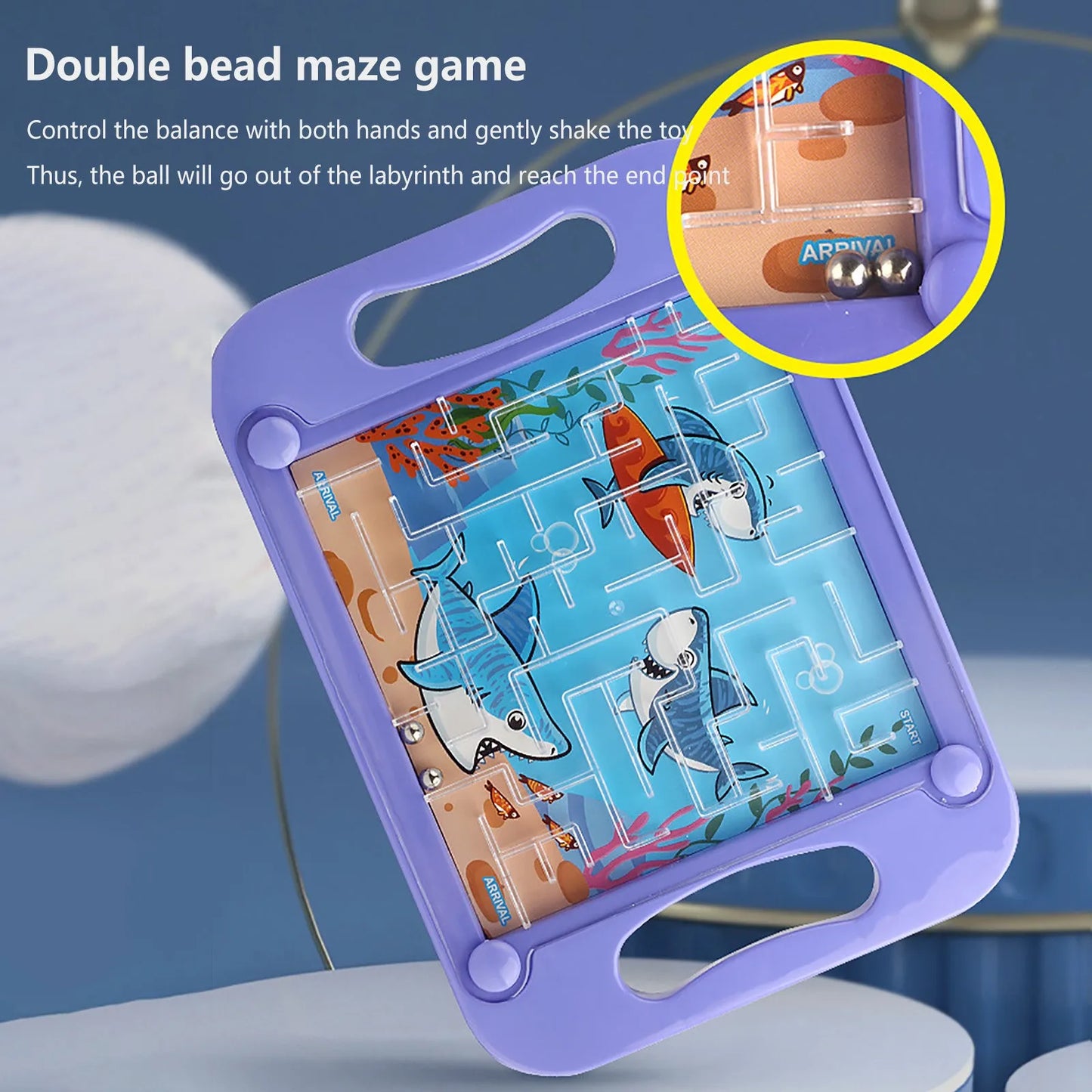 3D Maze Ball Balance Gravity Memory Sequential Puzzle Montessori Early Education Gifts For Kids educational toys Game