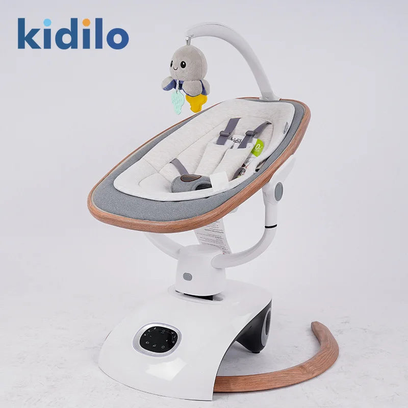 Electric Baby Rocking Chair Newborn Baby Sleep Rocking Bed Multi-mode Baby Cradle Electric Children's Swing