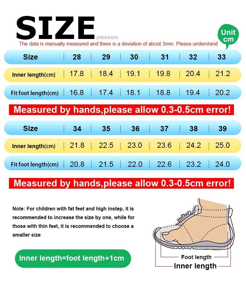 Children's Fashion Sports Shoes Black Student Kids Boys & Girls Non Slip Flat Walking Shoes Lightweight Breathable Tennis