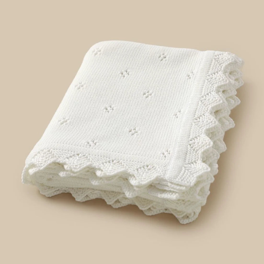 Knitted Baby Blanket Newborn Swaddle Wrap Blankets For Boys Girls 100% Cotton Soft Infant Receiving Blanket Crib Quilt Stuff