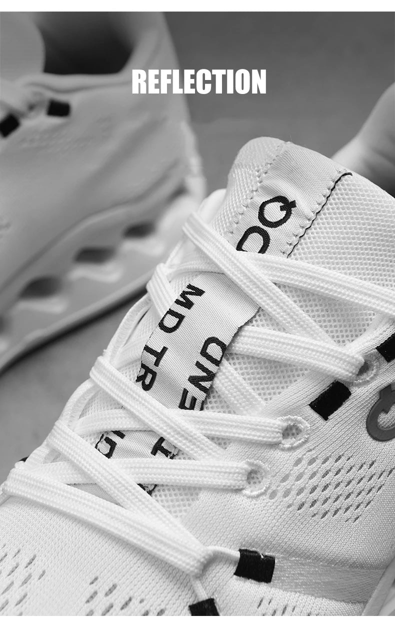 Men's Running Shoes Breathable Lightweight Shock Absorption Athletic Gym Training Sneakers Non-Slip Comfortable Sports Shoes