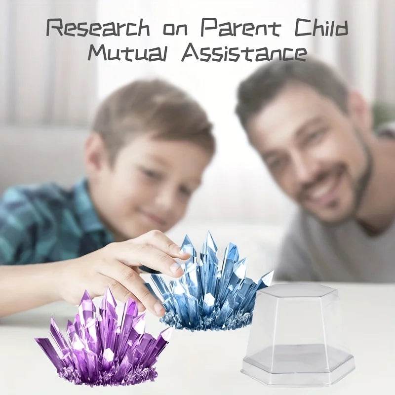 Crystal planting experiments, Science and education toys, DIY growable crystals, Color Random, Christmas/Halloween/New year - AIAZ