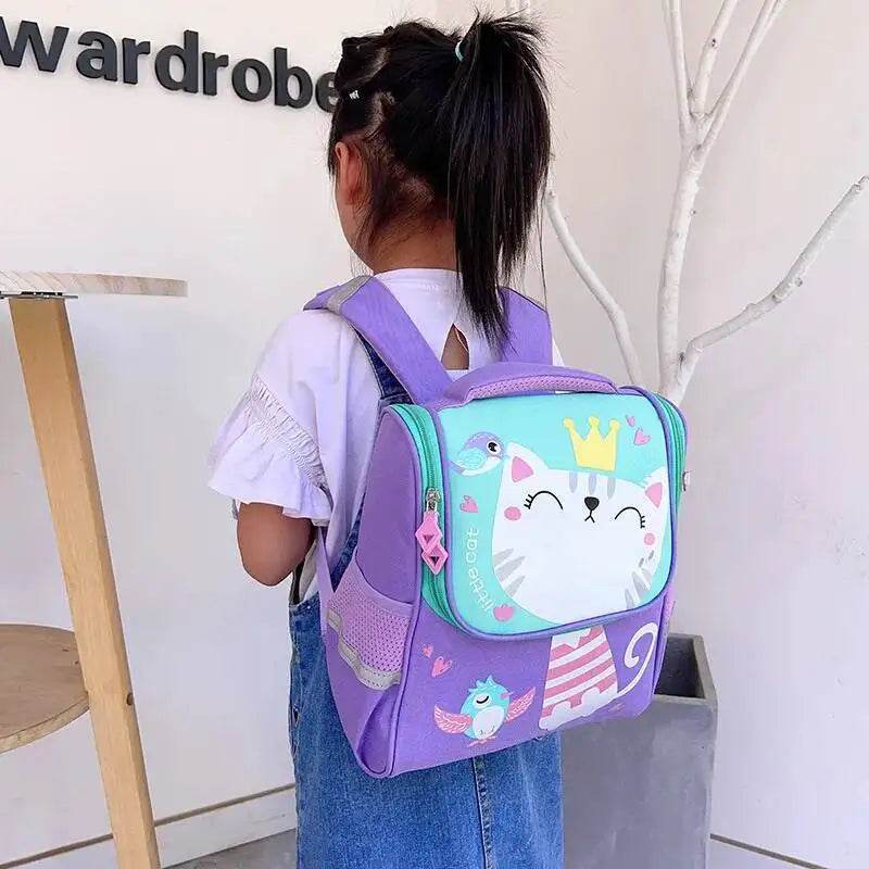 Children School Bags Girls Boys Backpacks Kindergarten Schoolbag Cartoon Animal Toddler Kids Backpack For 2-8 Years - AIAZ