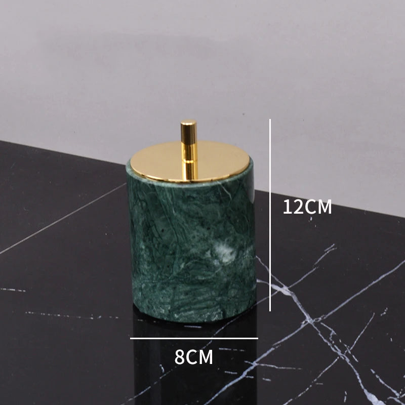 Indian Green Natural Marble Bathroom Accessories Retro Soap Dispenser Soap Dish Toothbrush Holder Tissue Box Bathroom Set