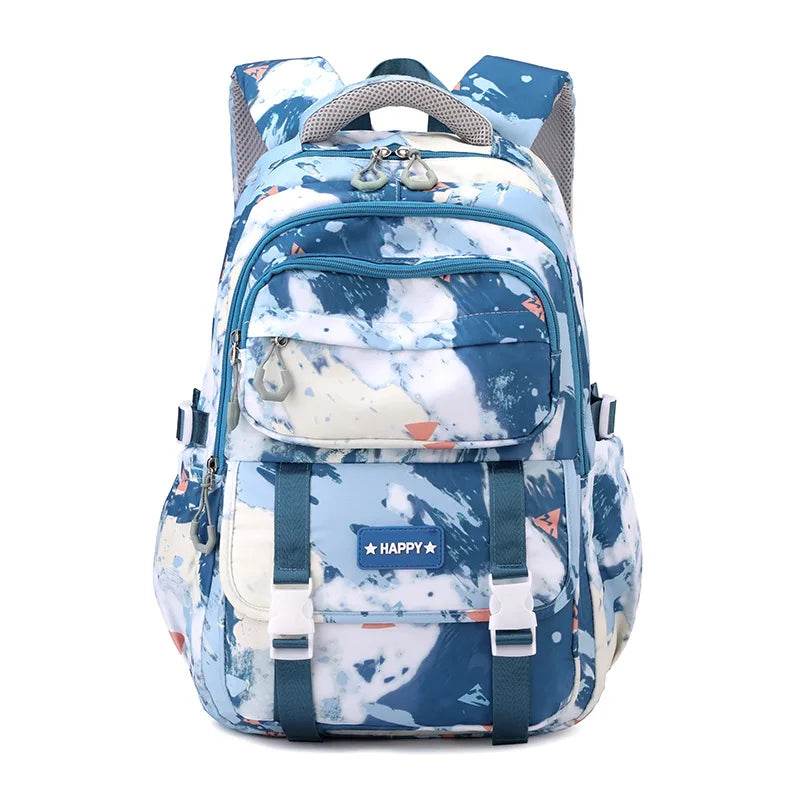 Middle School Student Backpack Children Set School Bags for Girls Kids Schoolbags Waterproof Book Bag With Lunch Bag Pencil case - AIAZ