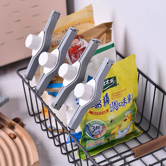 Screw Cap Sealing Clip Seasoning Bag Milk Powder Salt Bag Sealing Clip Snack Food Preservation Clip Gadget Kitchen Accessories