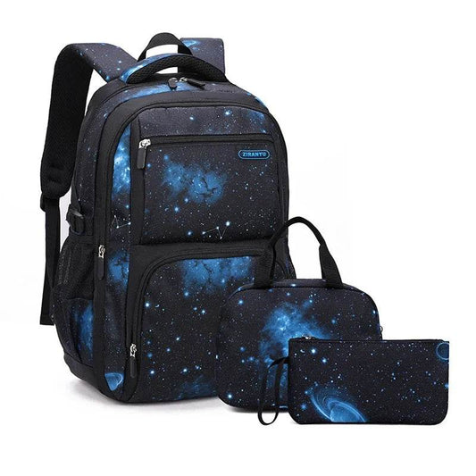 Boys Backpacks 3 Pieces Sets School Bags Large Size Bag For Teenagers Children Knapsack Big Boy Backpack Middle School Students - AIAZ