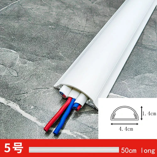 50cm Cord Hider Tv Cable Hider Wall Kit  Wall Cord Concealer Cable Cover Wall Wire Management Cord Covers for Wall Mounted TV