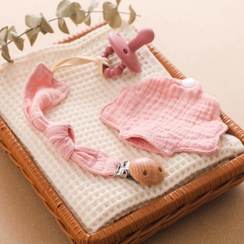 Baby Silicone Pacifier Clip Infant Newborn Sea Shell Shape Pacifier Chain Dummy Nipple Holder Clips Baby Pacifier Storage Box