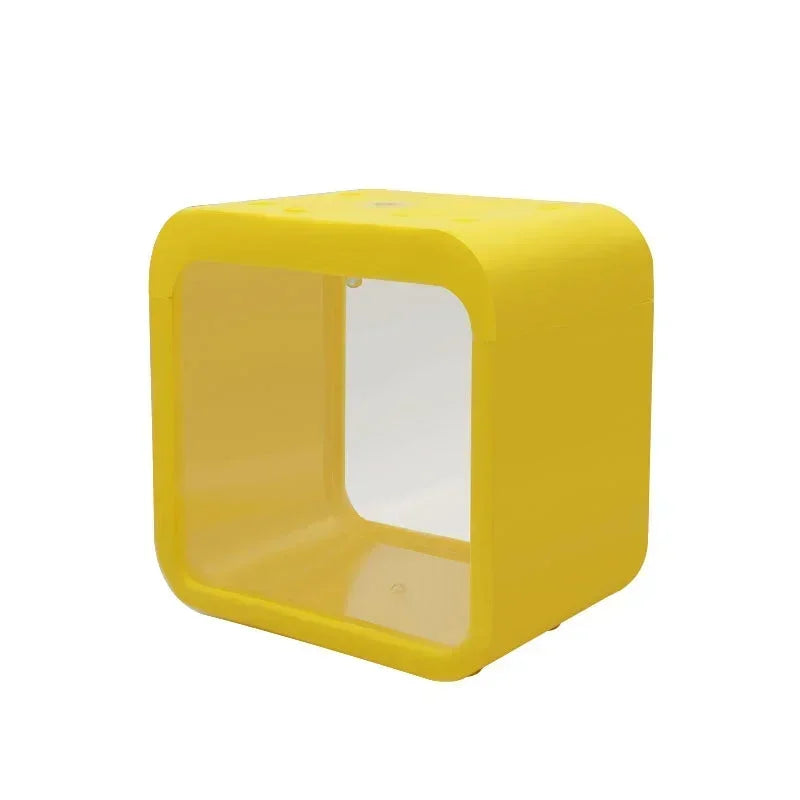 Creative aquarium LED decoration small aquarium fish tank betta transparent fish tank LED light goldfish small fish tank