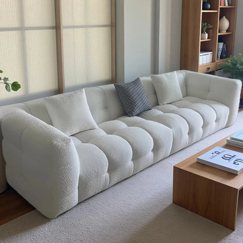 Family Luxury Living Room Sofas European Modern Plush Reclining Sofa Corner Lounger Muebles Para El Hogar Home Decoration