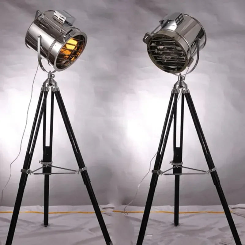 Nordic Creative Designer Stainless Steel Floor Lamp Restaurant Living Room Studio Retro Metal Led Light Home Decoration Lighting