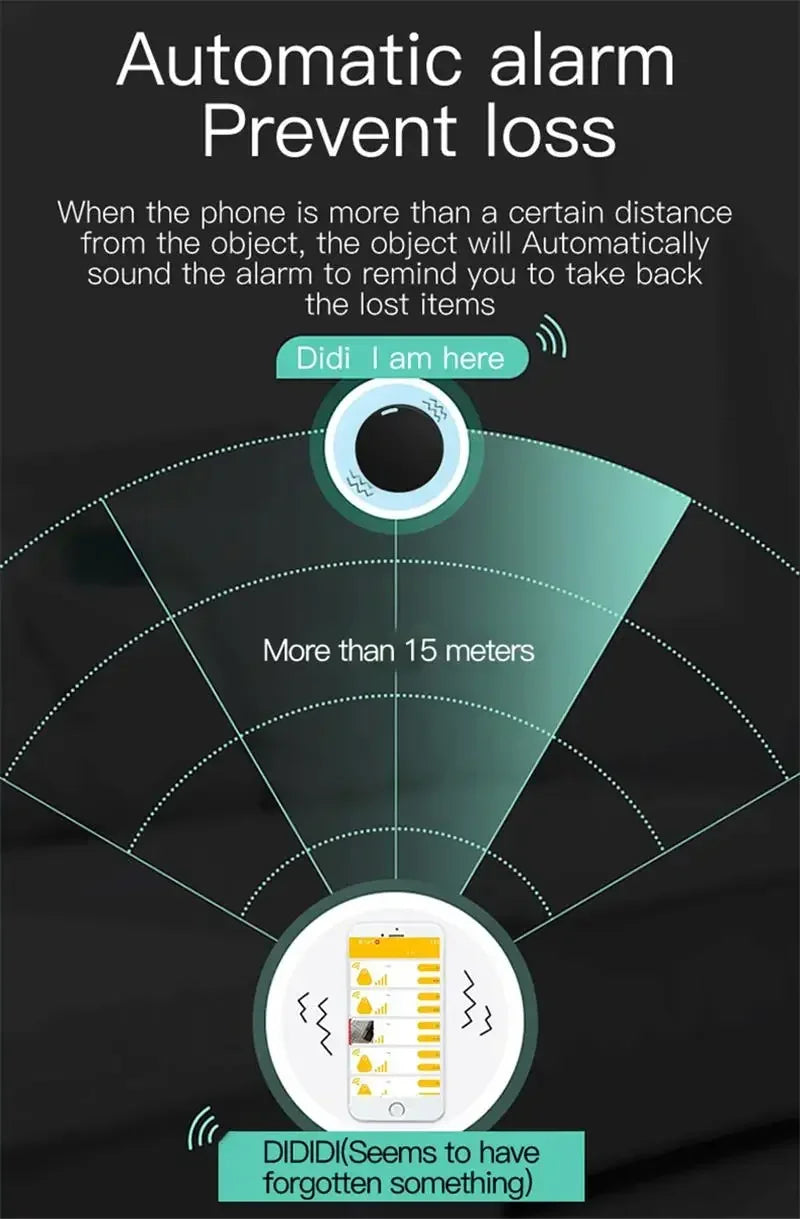 OPPO Mini GPS Tracker Bluetooth 5.0 Children Elderly Anti-Lost GPS Device Car Tracking Locator For IOS Android Smart Finder