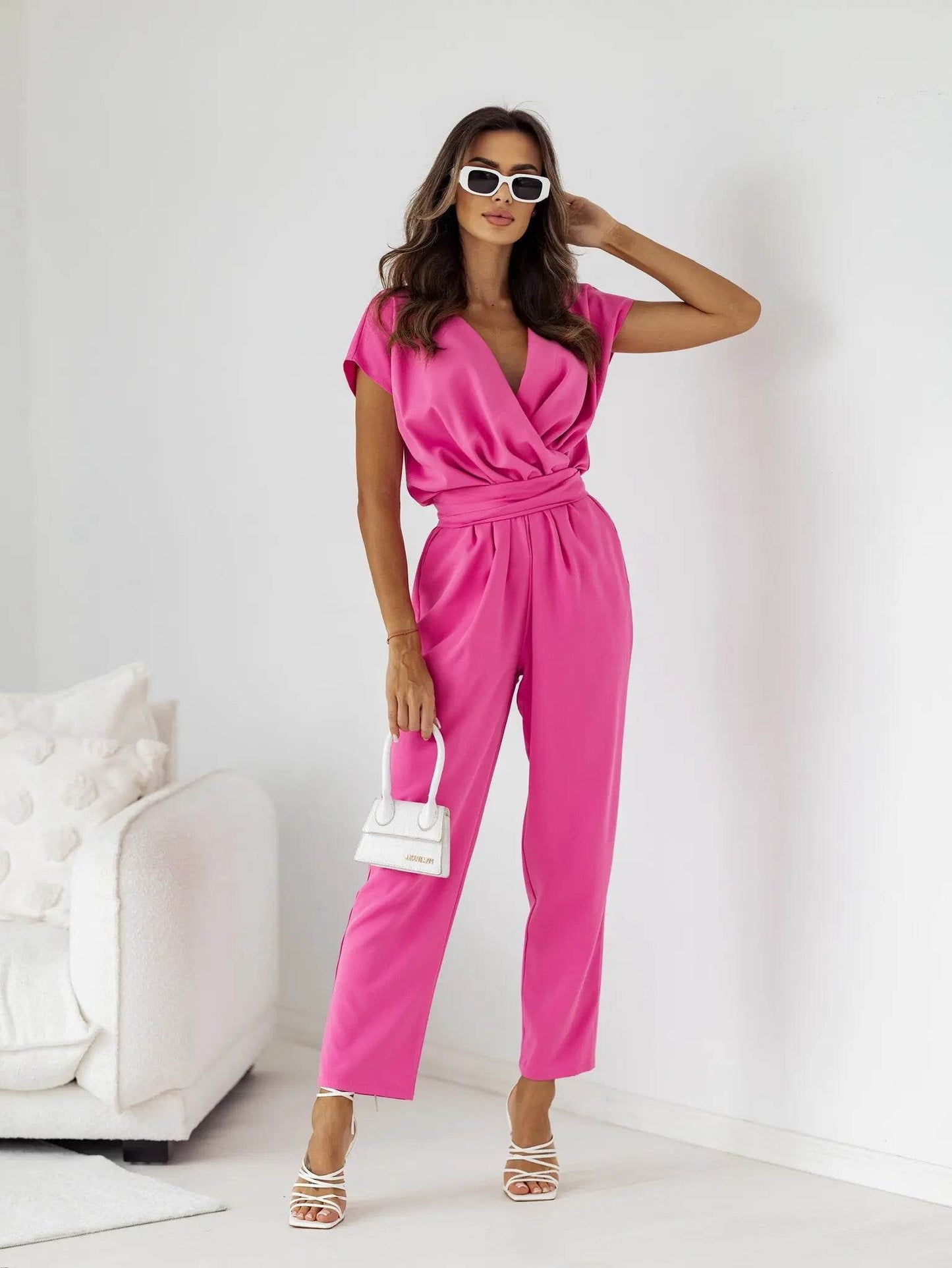 24 Years Fashion New Popular Leisure Large Quantity in Stock New Summer jumpsuit Commuter jump suits for women jumpsuit women - AIAZ