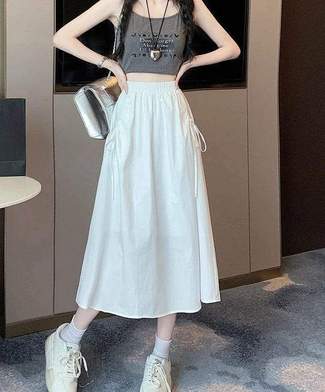 Skirts For Women Chubby Woman Skirt Drawstring Cargo New In Cheap Stylish Chic And Elegant Offer Aesthetic Hot Clothing Sales V - AIAZ