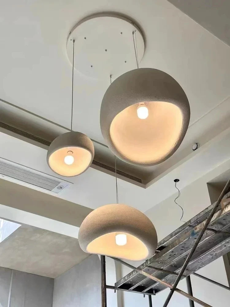 Japanese Wabi Sabi Chandelier Modern LED Pendant Light for Dining Living Room Bedroom Bar Designer Homestay E27 Hanghing Lamp